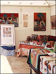 Exposición: El arte del Batik en Camerún. Foto: Pilar Hurtado