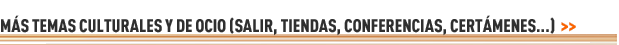 Conferencias, Talleres, Ferias, Jornadas, Cert&aacute;menes...