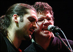 Fran Fern&aacute;ndez y Mario Ojeda. Foto: Juan Jes&uacute;s Garc&iacute;a.