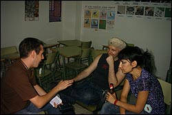 Amaral con Juan Garrancho. Foto: Agustín Zafra