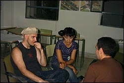 Amaral con Juan Garrancho. Foto: Agust&iacute;n Zafra
