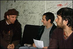 Shuarma, Juan Garrancho y Julio. Foto: Agustín Zafra