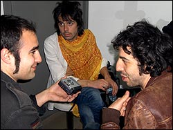 Fermín Gámez con Sidonie. Foto: Pilar Rumín.