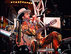 Carlinhos Brown. Foto: Jos&eacute; Rojas.