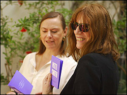 Patti Smith y Laura García Lorca. Foto: Juan Jesús García