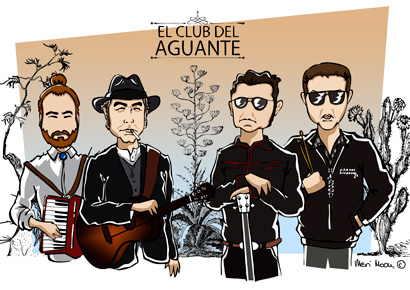 El Club del Aguante. Ilustración: Meri Moon.