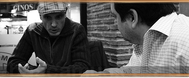 CHEMA LARA Y GARRETT WALL