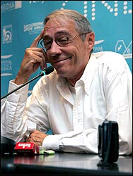 André Techiné en su rueda de prensa
